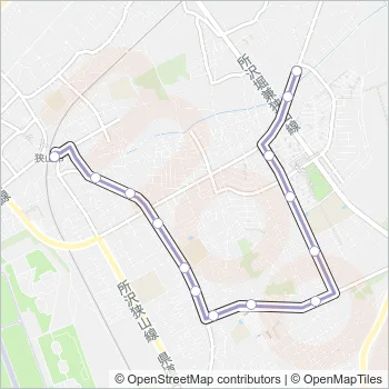 狭山３１ Bus Line Map