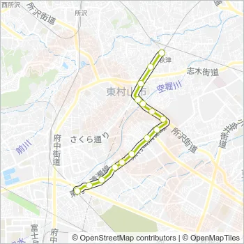 久１１－２ Bus Line Map