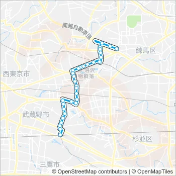 吉６０－２ Bus Line Map