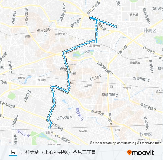 吉６０－２ Bus Line Map