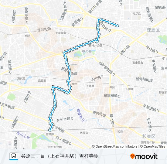吉６０－２ Bus Line Map
