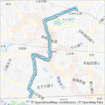 吉６０－３ Bus Line Map