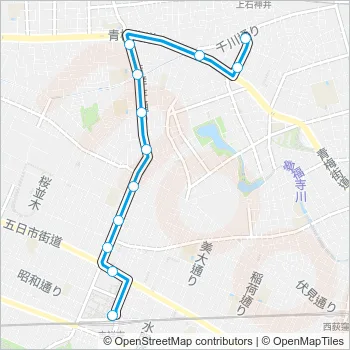 吉６０－５ Bus Line Map