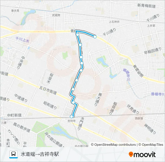 吉６０－６ Bus Line Map