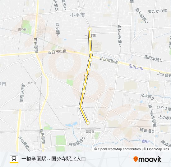 寺６２－１ Bus Line Map