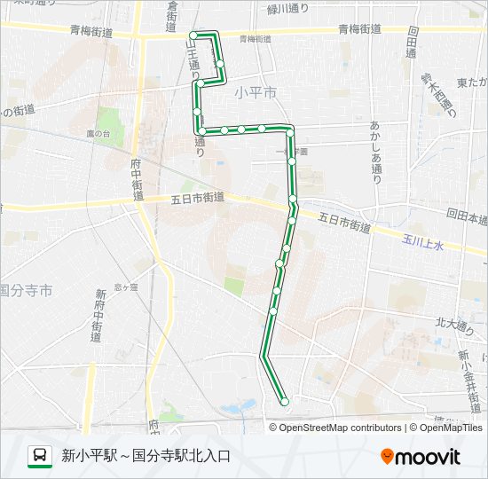 寺６４－１ Bus Line Map