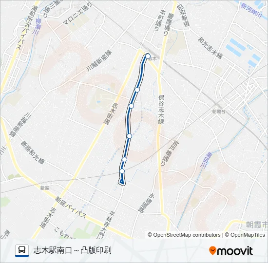 志０９－２ バスの路線図