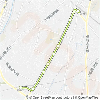 志３３‐１ Bus Line Map