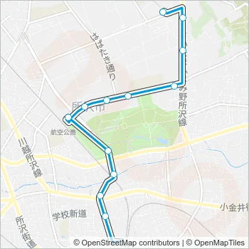 所２０－１ Bus Line Map