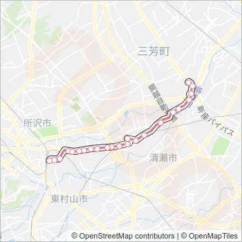 所５２－１ Bus Line Map