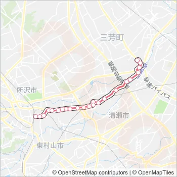 所５２－１ Bus Line Map