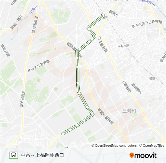所５８－２ バスの路線図