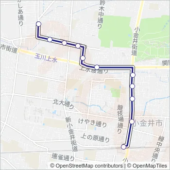 武２０－２ Bus Line Map