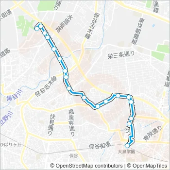 泉３０－２ Bus Line Map