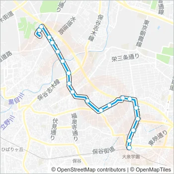 泉３０－２ Bus Line Map