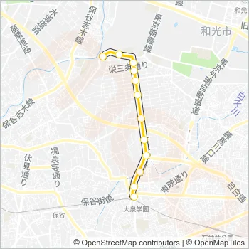 泉３１－１ Bus Line Map