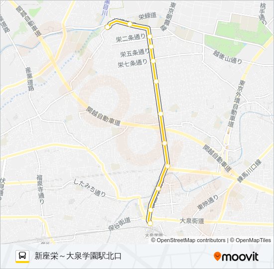 泉３１－１ Bus Line Map
