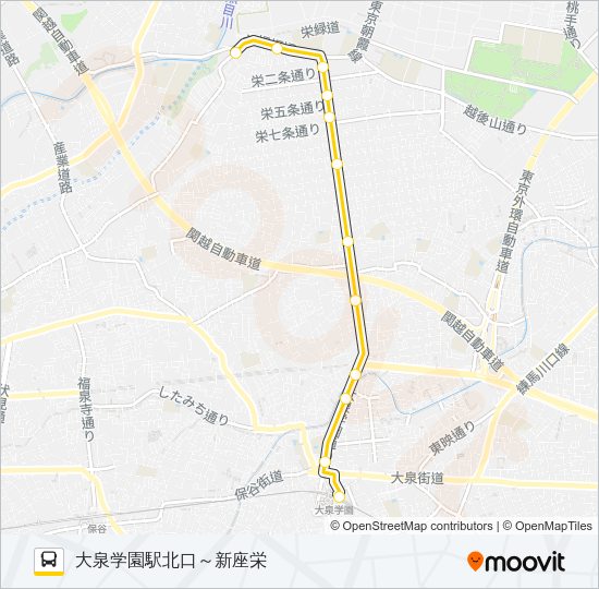 泉３１－１ Bus Line Map