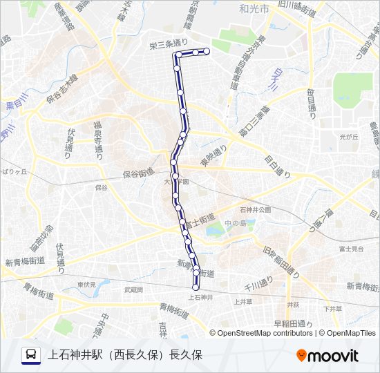 泉３５－１ Bus Line Map