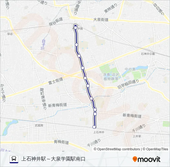 泉３５－２ バスの路線図