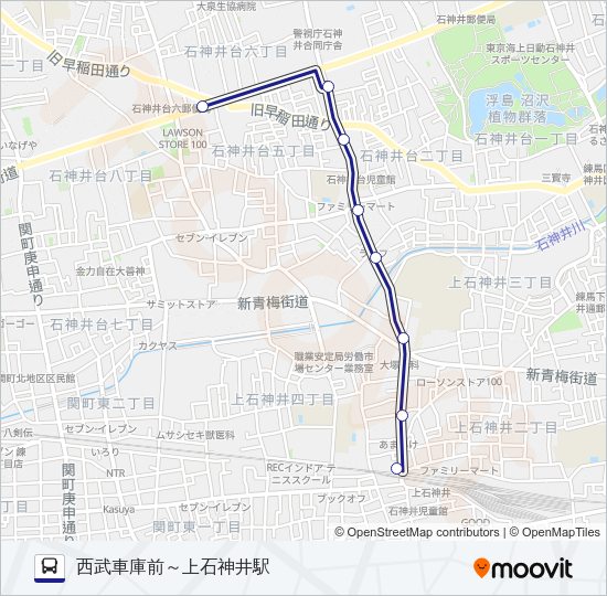 泉３５－３ Bus Line Map