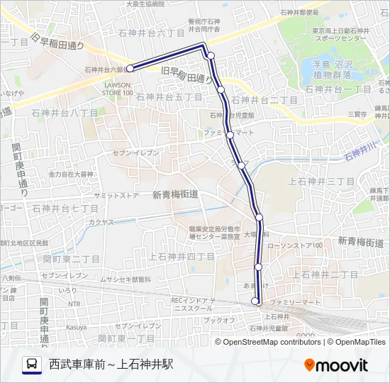 泉３５－３ バスの路線図
