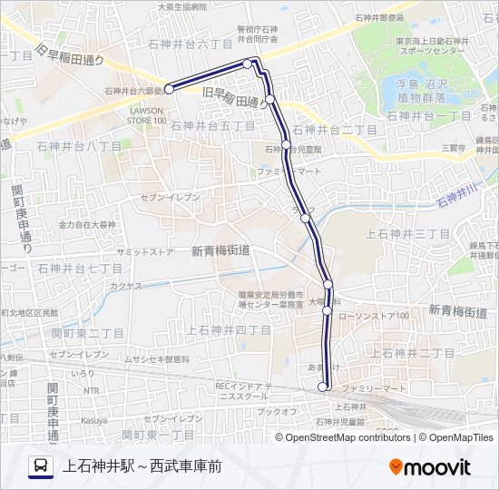 泉３５－３ Bus Line Map