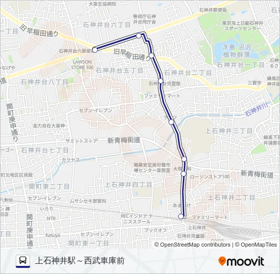 泉３５－３ Bus Line Map