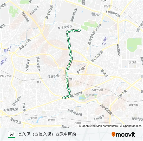 泉３５－４ Bus Line Map