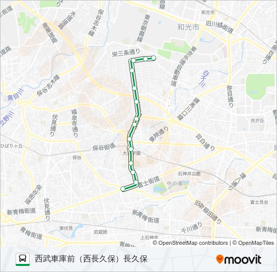 泉３５－４ Bus Line Map