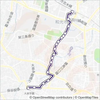 泉３９－１ Bus Line Map
