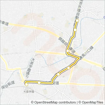 泉３９－２ Bus Line Map