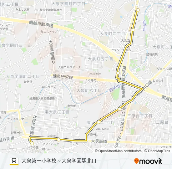 泉３９－２ Bus Line Map