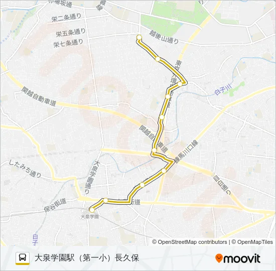 泉３９－３ Bus Line Map