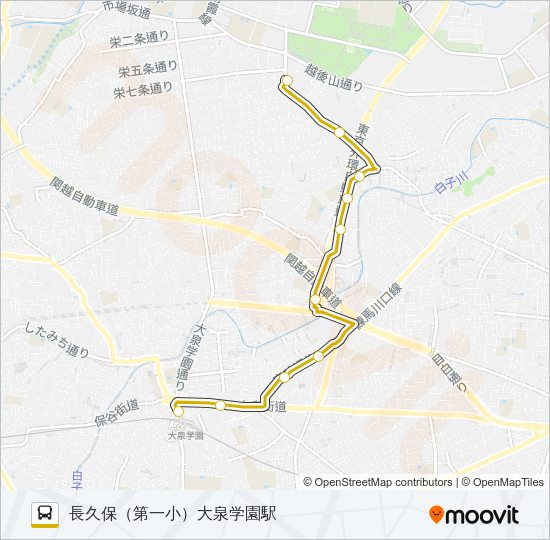 泉３９－３ Bus Line Map