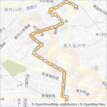 清０３－１ Bus Line Map