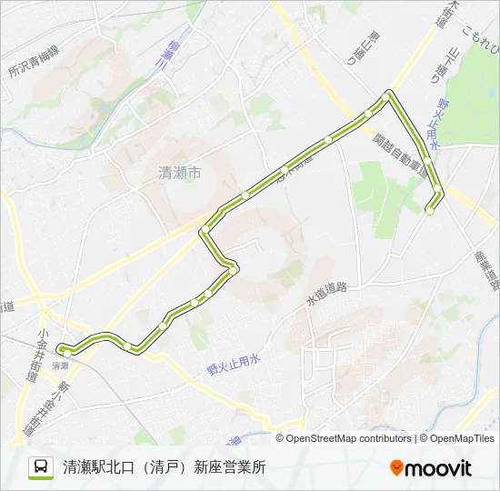 清６１－１ バスの路線図