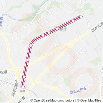 清６３－２ Bus Line Map