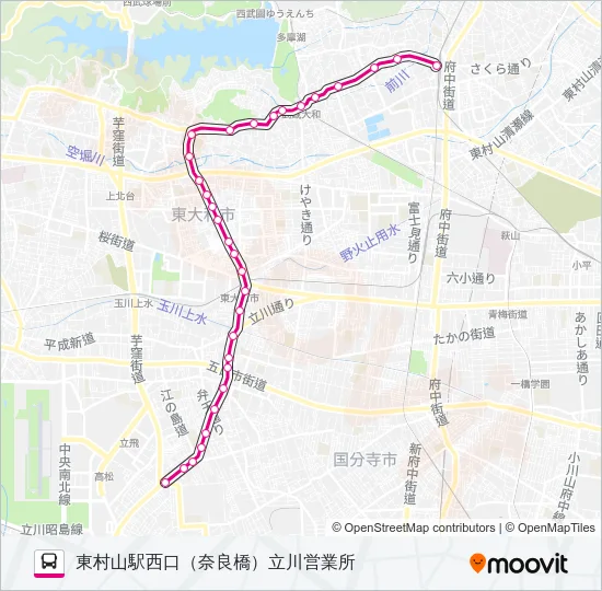 立３５－１ バスの路線図