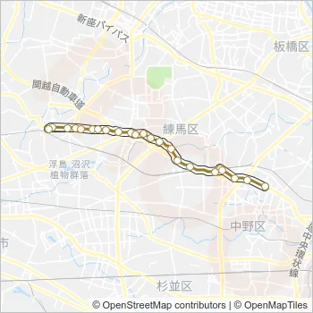 練４８－１ Bus Line Map
