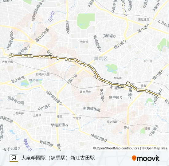 練４８－１ Bus Line Map