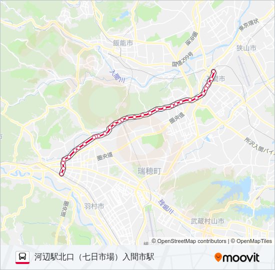 入市３２－１ Bus Line Map