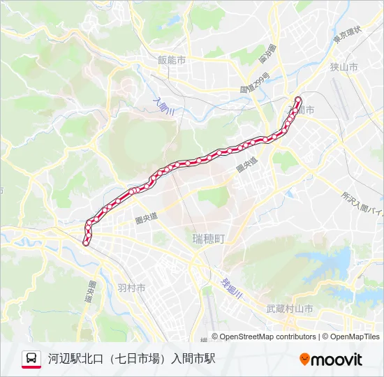 入市３２－１ Bus Line Map