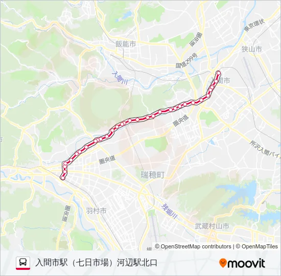 入市３２－１ Bus Line Map