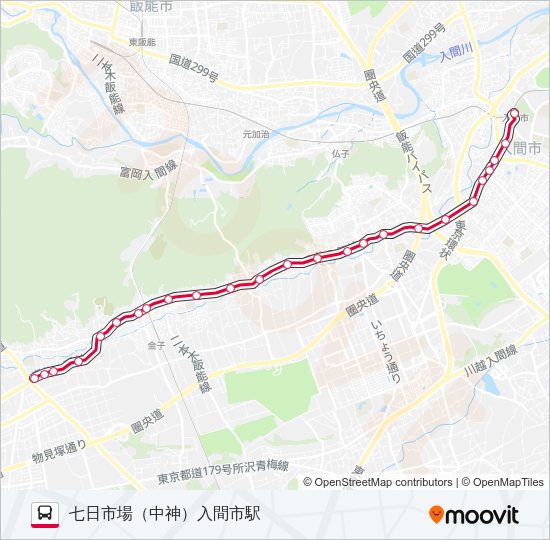入市３２－２ Bus Line Map