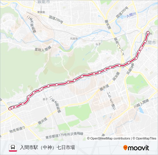 入市３２－２ Bus Line Map