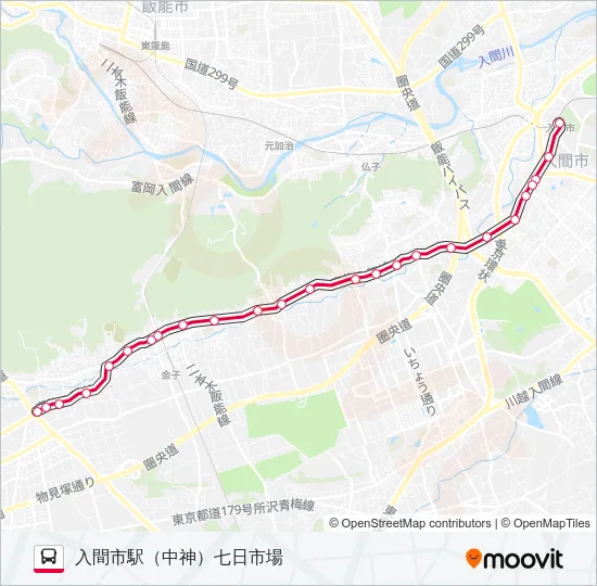 入市３２－２ Bus Line Map