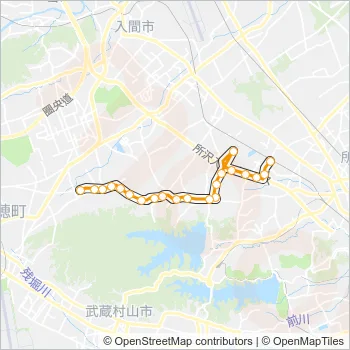 小手０９－１ Bus Line Map