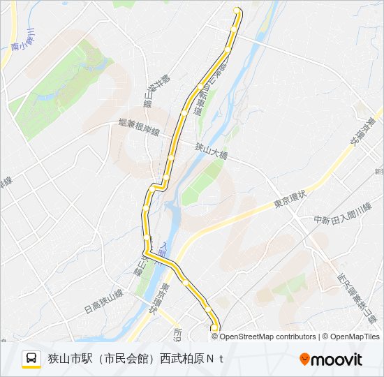 狭山２４－１ Bus Line Map