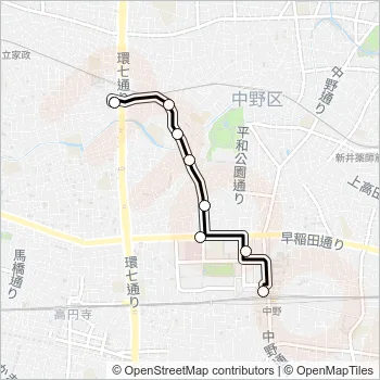 中０１ Bus Line Map